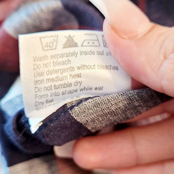 BZR Bruuns Bazaar Plaid Button Down Shirt - Picture 6 of 6